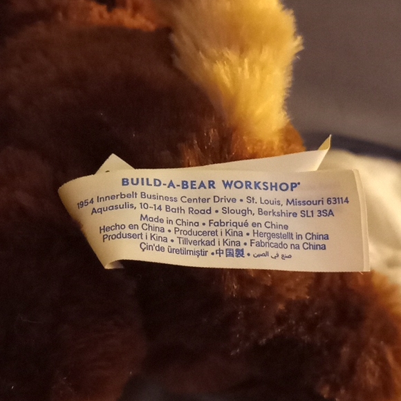 Build A Bear BAB Small Fry Brown Puppy Dog Plush Stuffed Animal 7" - Picture 5 of 7